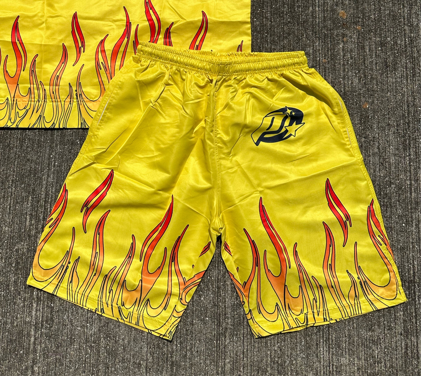 Peezy Flame Shorts