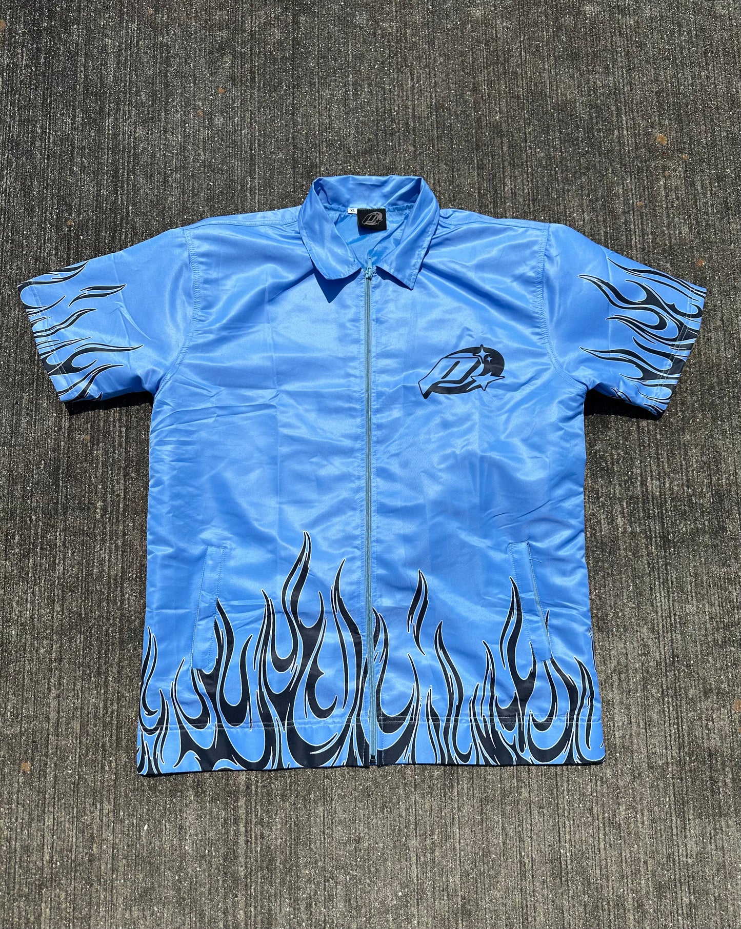 Peezy Flame Collar Shirt
