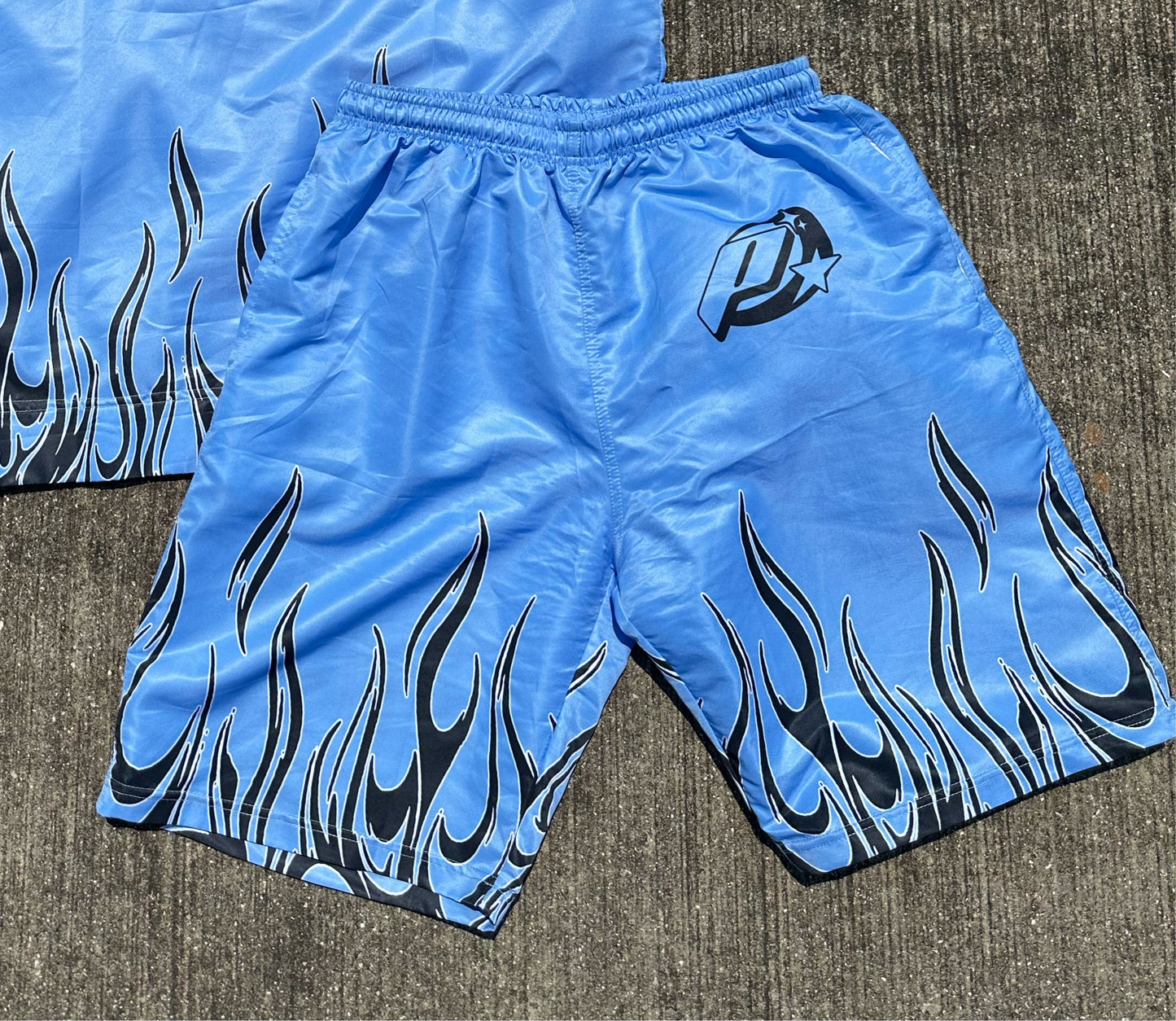 Peezy Flame Shorts