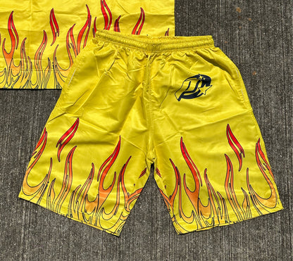 Peezy Flame Shorts