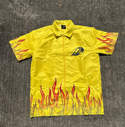 Peezy Flame Collar Shirt