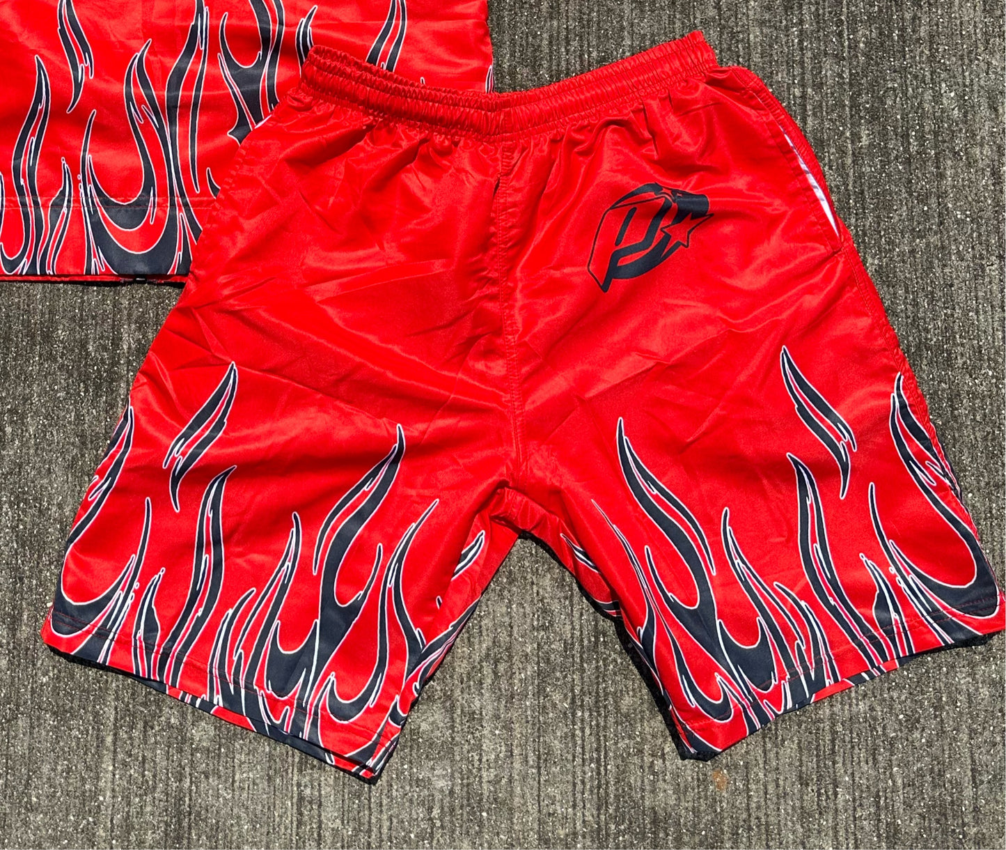 Peezy Flame Shorts