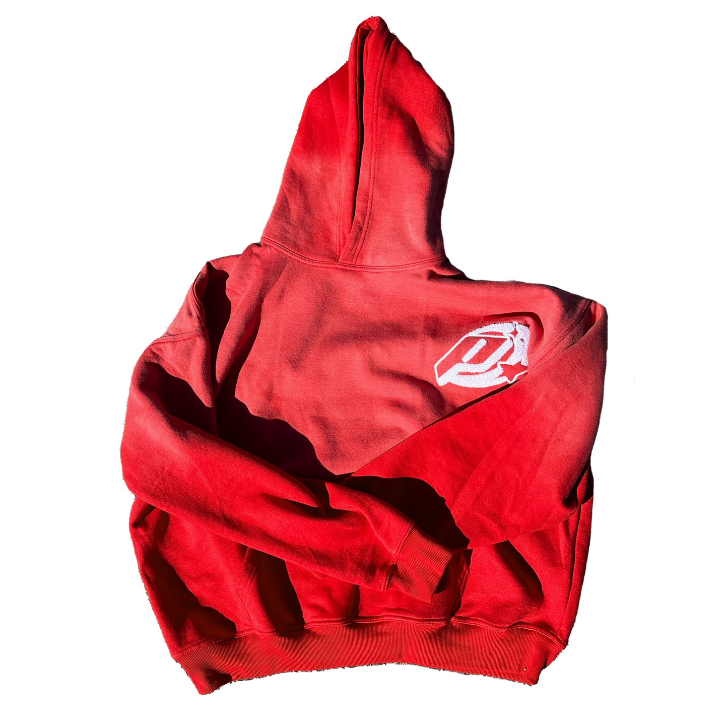 Red 'HeartBreaker' Oversized Hoodie