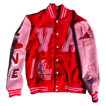 Mens ‘VA Lovers only’ Varsity Jacket (Oversized)