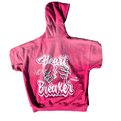 Pink 'HeartBreaker' Oversized Hoodie